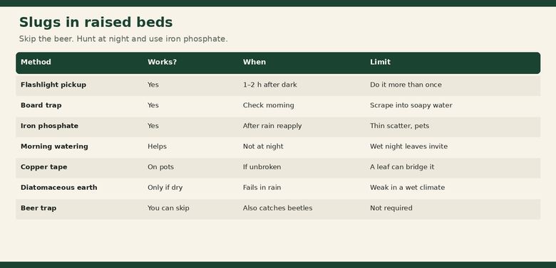 Slugs in Raised Beds: How to Get Rid of Them Without Beer Traps